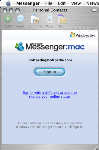 free download msn messenger for mac